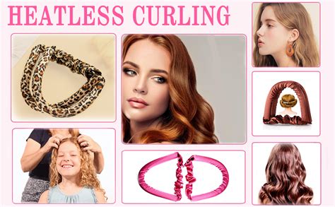 Heatless Hair Curlers Curling Rodfernida No Heat Hair Rollers Silk