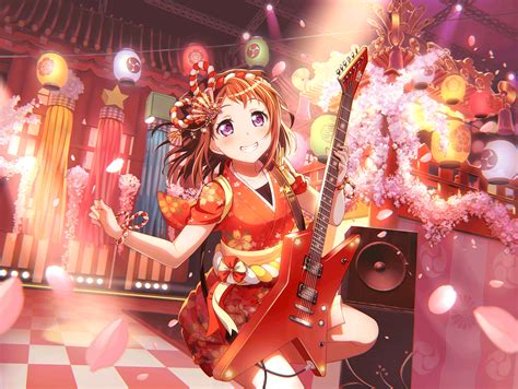 Kasumi Toyama Cool Sakura Party Cards List Girls Band Party Bandori Party Bang Dream
