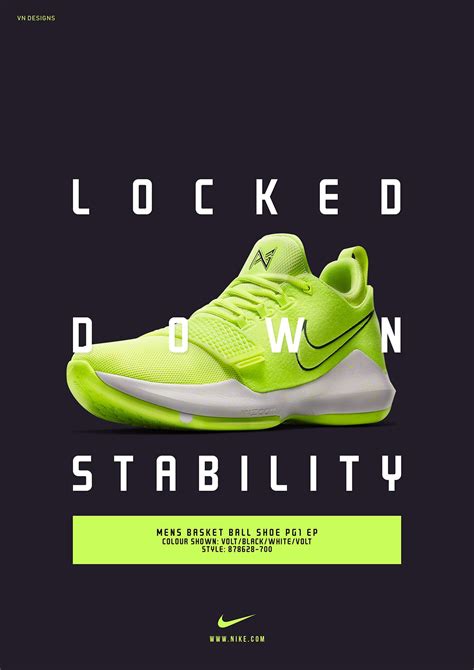 Nike Unofficial Product Poster Ad On Behance Shoes Ads Shoe Poster