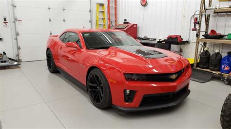 5th Gen Red 2015 Chevrolet Camaro Zl1 Manual For Sale Camarocarplace