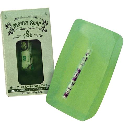 Money Soap It Cleans It Brings Wealth Real Money In Every Bar From