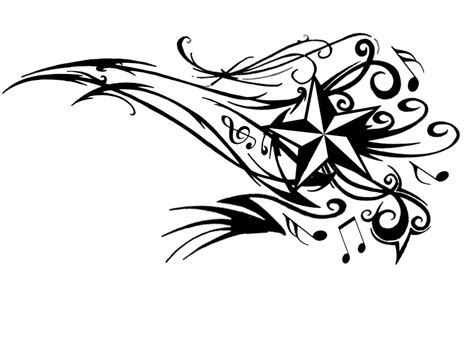 Star And Heart Tattoo Designs For Women Clipart Best