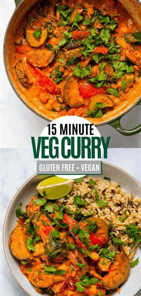 Minute Veg Curry Healthy Living James Gluten Free Vegan Healthy