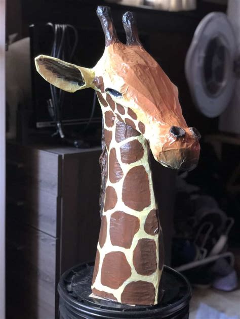 Paper Mache Giraffe • Ultimate Paper Mache