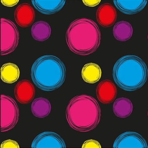 Coloured Circles Abstract Background Vector Free Download