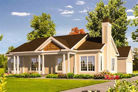 Country Style Ranch Home Plan 57307ha Architectural Designs House