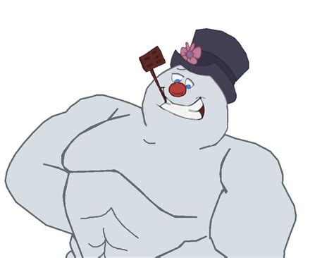 body builder frosty the snowman sketches artwork pictures frosty the snowmen