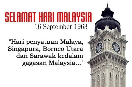 Malaysia day (hari malaysia) is celebrated on september 16, it marks the establishment of the malaysian federation in 1963. HARI MALAYSIA 16 SEPTEMBER 2013 - Sharing My Ceritera