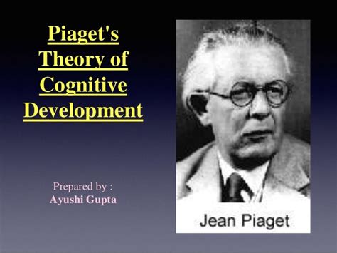 Jean Piaget Theory Of Cognitive Development Cognitive Development