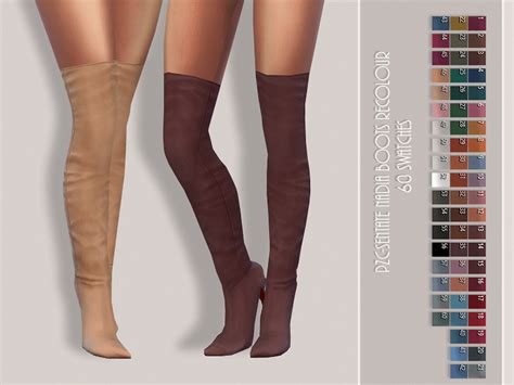 Sims 4 Sentate Nadia Boots Recolour Archives The Sims Book