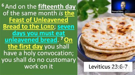 Leviticus 23 Seventh Day Sabbath And The Feasts Of The Lord Youtube