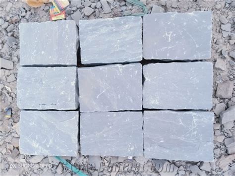 Kandla Grey Sandstone Cobbles From India