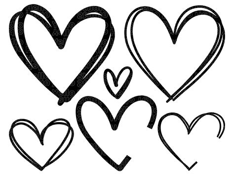 Etsy App Heart Clip Art Heart Outline Heart Hands Drawing Heart