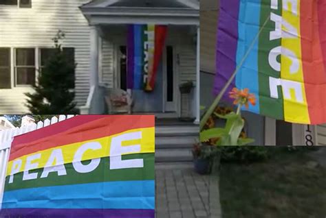 42 awesome neighbors hang pride flags after vandals hit lesbians home lgbtq nation