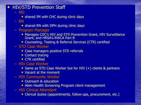 Ppt Hiv Std Prevention And Intervention Program June 2009 Cnmi Department Of Public Health