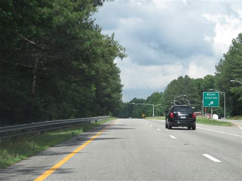 Virginia Interstate 85 Northbound Cross Country Roads