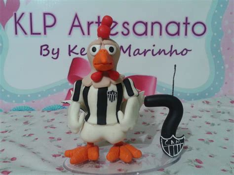 #fc barcelona #atletico mineiro #messi #ronaldinho. MASCOTE DO ATLÉTICO MINEIRO(GALO) | KLP ARTESANATO | Elo7