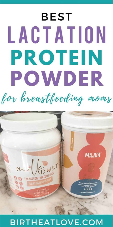 Best Lactation Protein Powder For Breastfeeding Moms Birth Eat Love