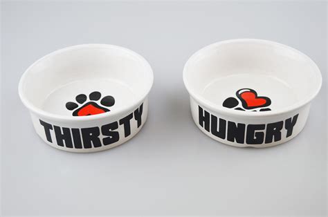 Maybe you would like to learn more about one of these? Pet Bowls Ceramic Food Water Hungry Thirsty Dog Puppy ...