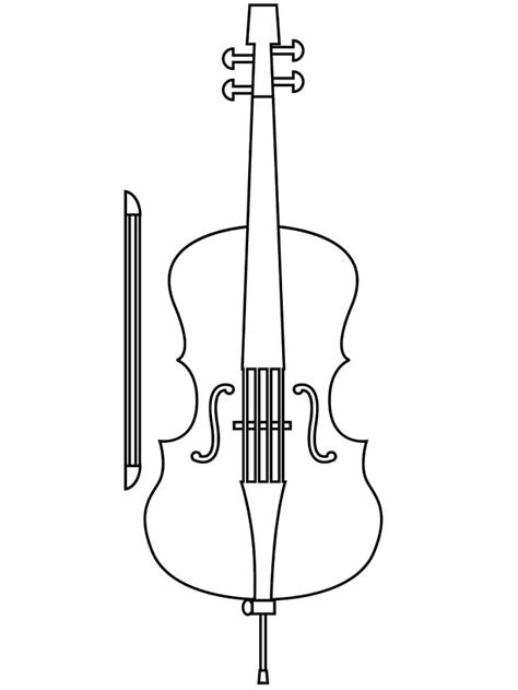 Cello Coloring Pages Free Printable Coloring Pages For Kids