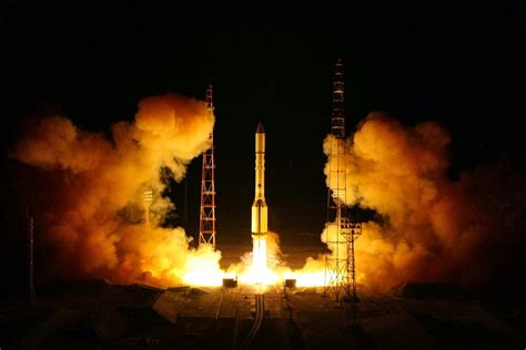 Orbiter.ch Space News: Proton-M rocket launch with a military satellite