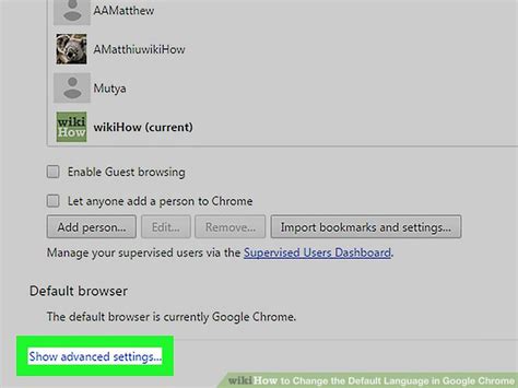 You can tweak whether chrome offers to translate all the pages you read, and you can also open chrome and go to a website that uses a different language. How to Change the Default Language in Google Chrome: 11 Steps
