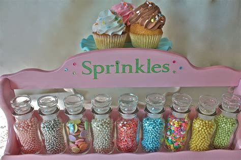 Sprinkles Sprinkle Jars Spice Rack Pastel Sprinkles Cookie Sprinkles