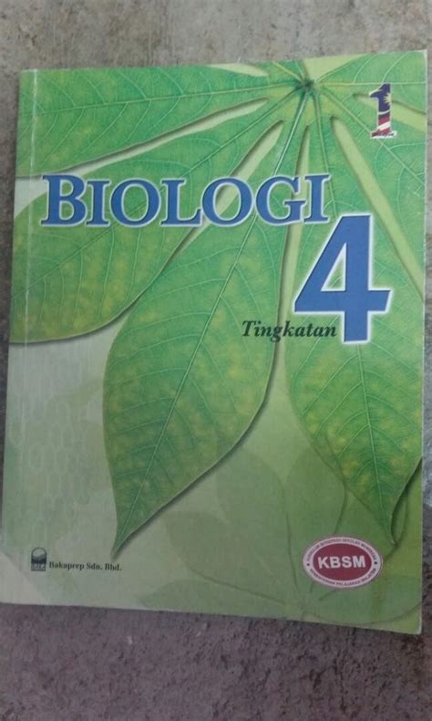 Buku Amali Biologi Tingkatan Bab Biologi Kssm Kertas Persediaan