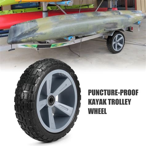10 Inches Puncture Proof Kayak Trolley Tire Wheel For Kayak Canoe