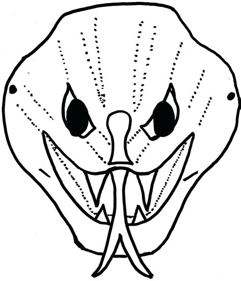 Snake Face Drawing At Getdrawings Free Download