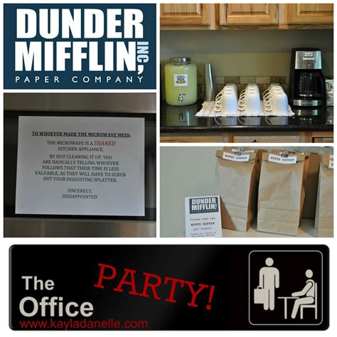 The Office Themed Birthday Party Games The Office Farewell Party
