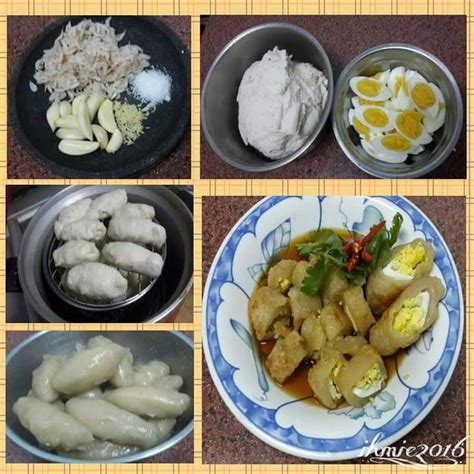 15sdm tepung kanji/tapioka 7sdm tepung terigu 600ml santan 15sdm. Resep Masakan - Empek Empek - Wattpad