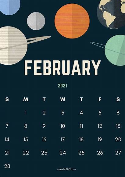 Calendar February Printable Template Monthly Iphone Theme