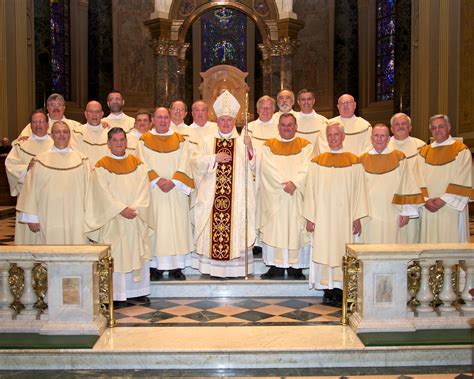 Four Men Ordained Transitional Deacons And 13 Men Ordained Permanent