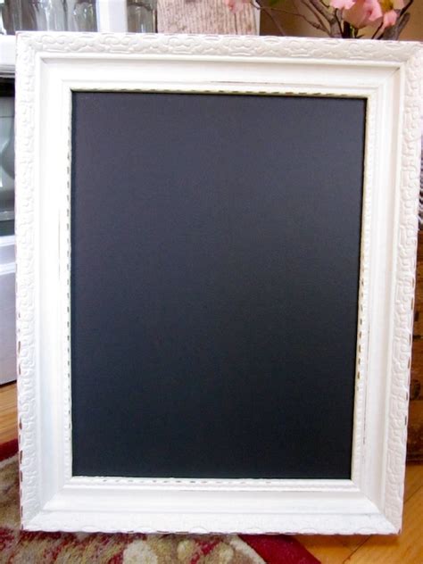 Chalkboard In White Frame