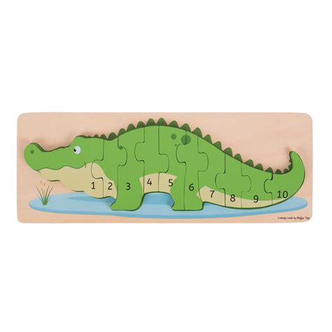 Crocodile Number Puzzle Jigsaws And Puzzles Ypo