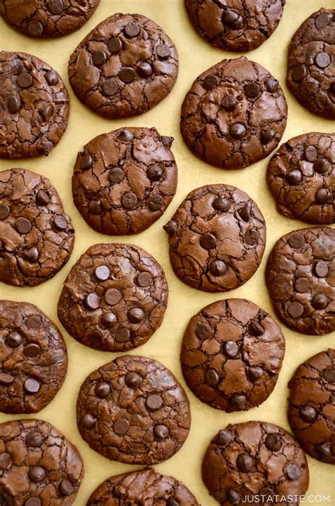 Chocolate Chip Brownie Cookies Just A Taste