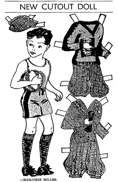 Mostly Paper Dolls Marjorie Miller Paper Dolls 1936