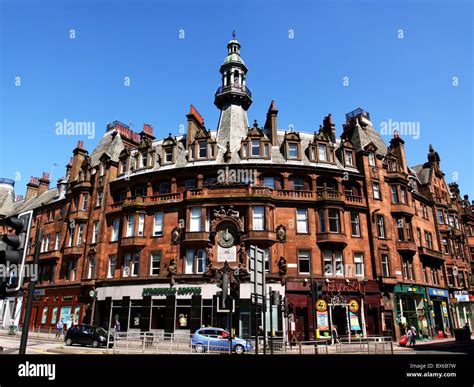 Charing Cross Mansions Glasgow Stock Photo Alamy