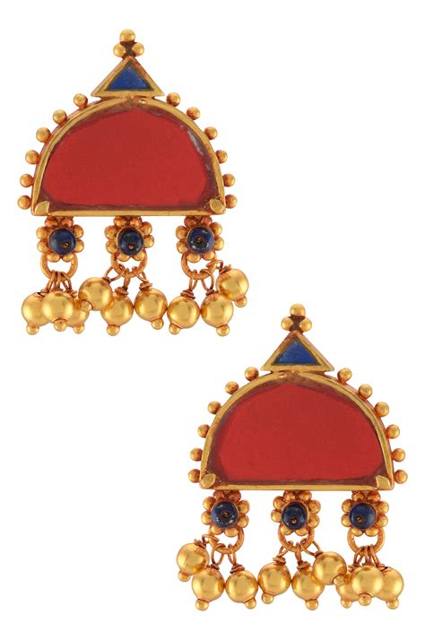 Details 87 Red Ball Drop Earrings Best Esthdonghoadian