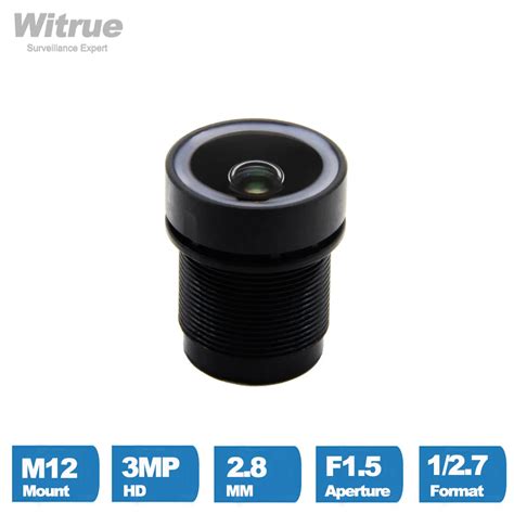 Witrue Starlight Cctv Lens 3mp 2 8mm Aperture F1 5 Lenses For Sony