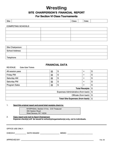 Financial Report Template In Word And Pdf Formats