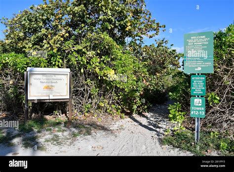 Miami Miami Beach Haulover S Naturist Park Fl Stock Photo Alamy
