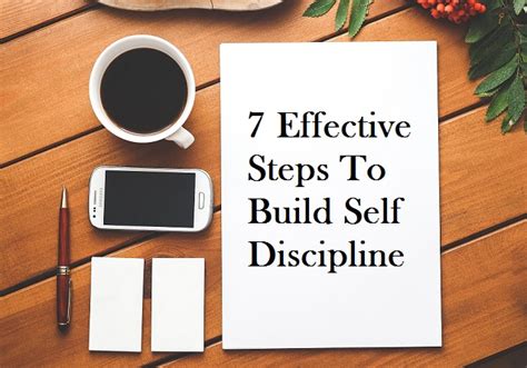 7 Effective Steps To Build Self Discipline
