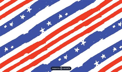 Usa Flag Pattern Design Vector Download
