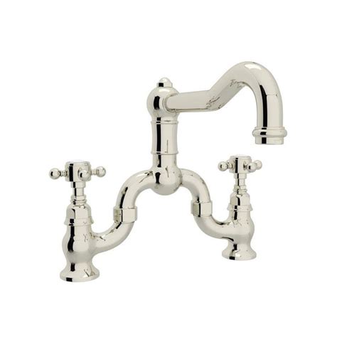 Are you confused about which are the best your kitchen must require a modern water tap system. Rohl Country Kitchen Polished Nickel 2-handle Deck Mount ...