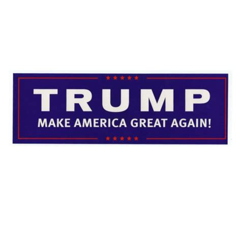 3 Pcs Lot Trump Make America Great Again 2024 Bumper Sticker Decal