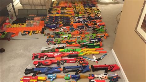 My 2018 130 Nerf Gun Collection Youtube