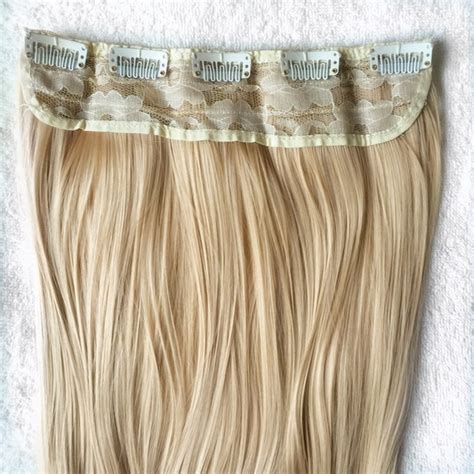 Accessories 34 Fullhead 5clips Blonde Hair Extensions Poshmark