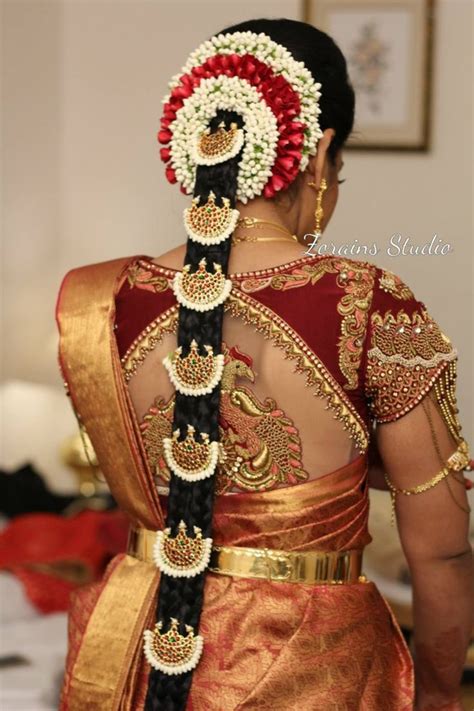 South Indian Wedding Hairstyles Bridal Hairstyle Indian Wedding Indian Bridal Makeup Indian